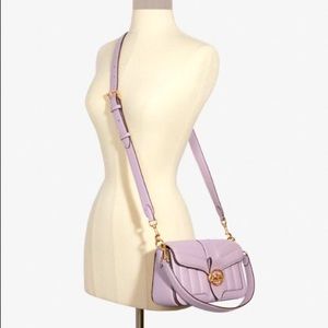 Coach Georgie Shoulder Bag Quilt Lilac/Purple